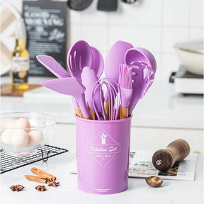 12 Pcs Silicone Utensils Set Kitchenware