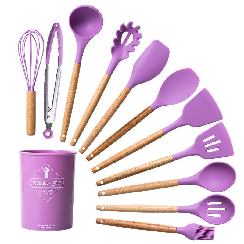 12 Pcs Silicone Utensils Set Kitchenware