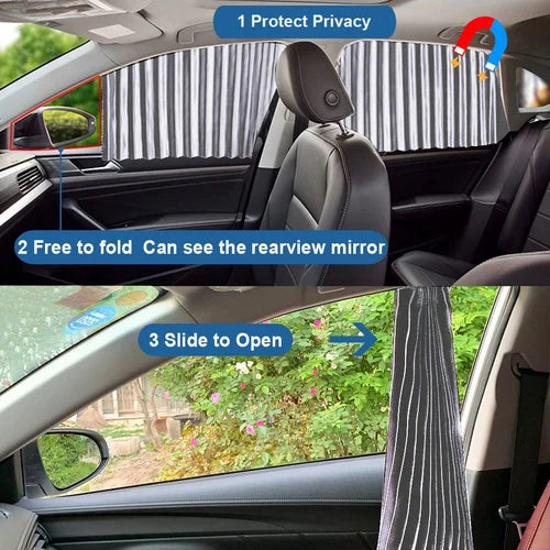 🔥Magnetic Car Side Window Privacy Sunshade (For All Cars)