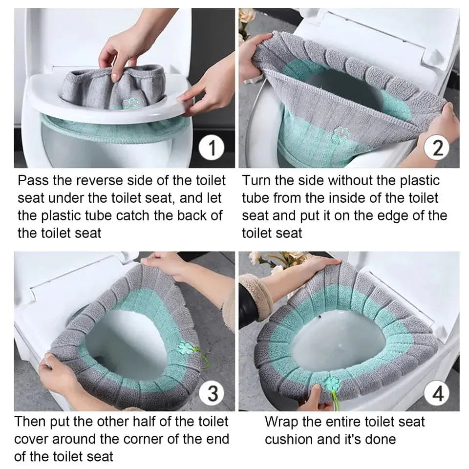 Warm Washable Toilet Seat Cover